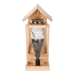 Bird feeding house / feeding board - Wine & Dine incl. feed bottle